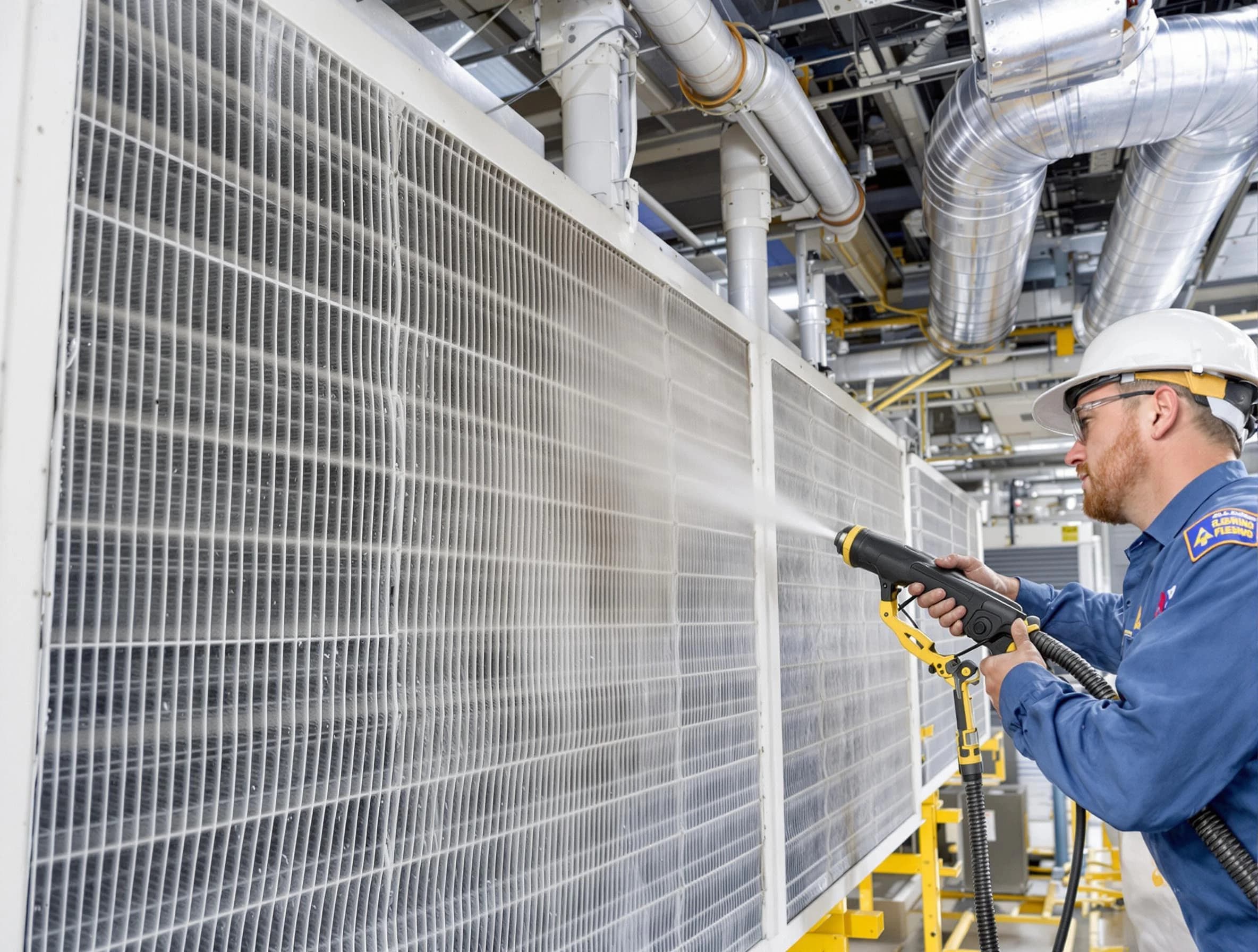 Professional commercial coil cleaning by Penn Hills Air Duct Cleaning in Penn Hills