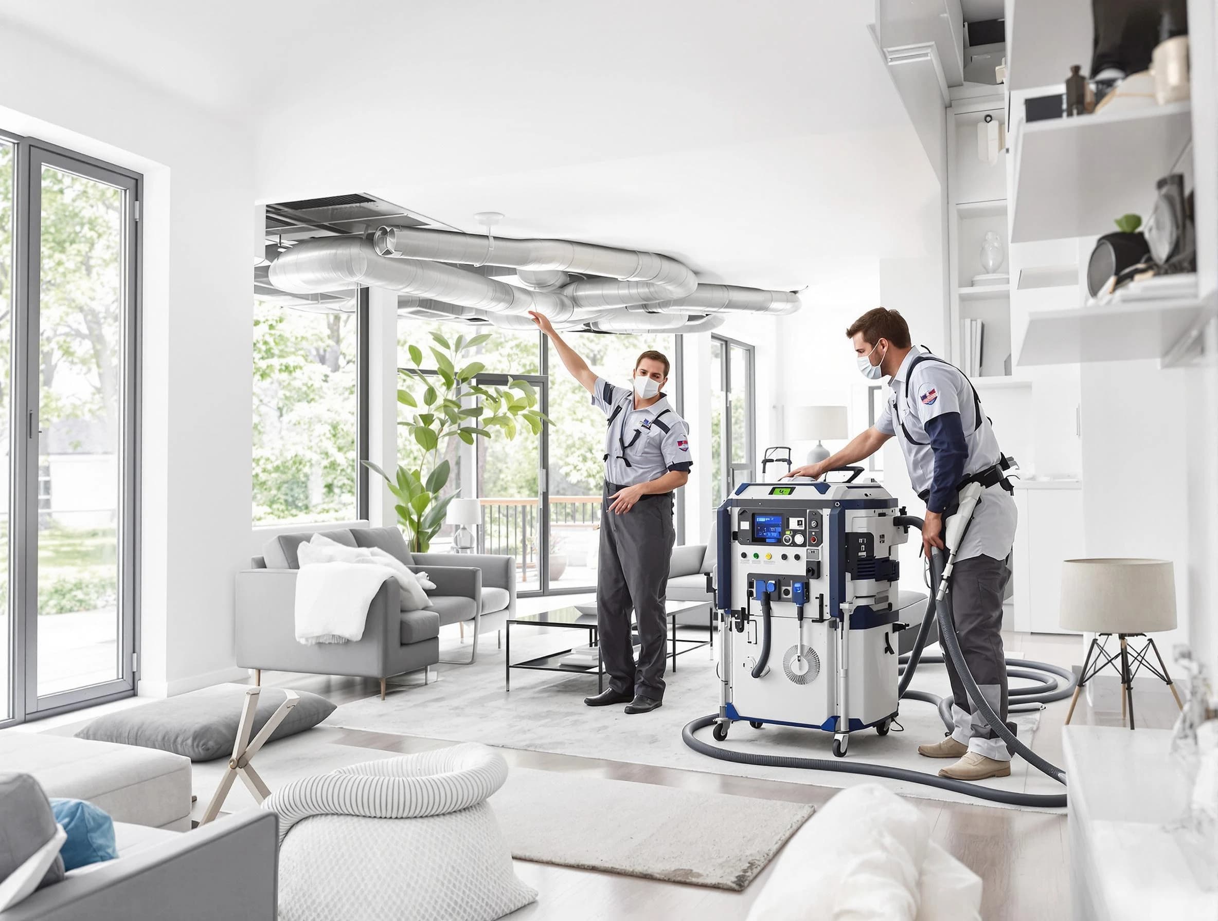 Penn Hills Air Duct Cleaning professional conducting pure air duct cleaning with state-of-the-art equipment in Penn Hills