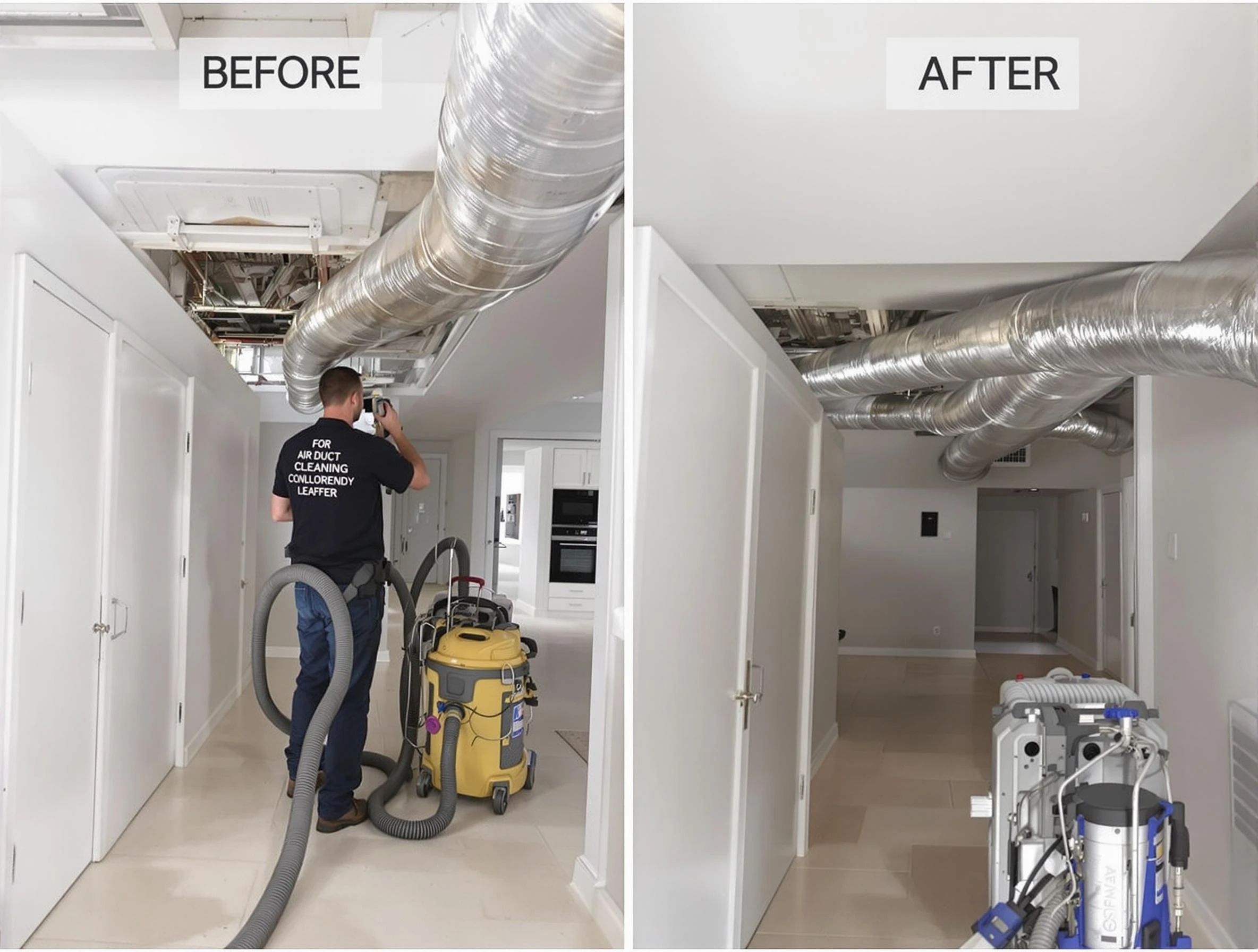 Penn Hills Air Duct Cleaning professional performing thorough air duct cleaning in Penn Hills