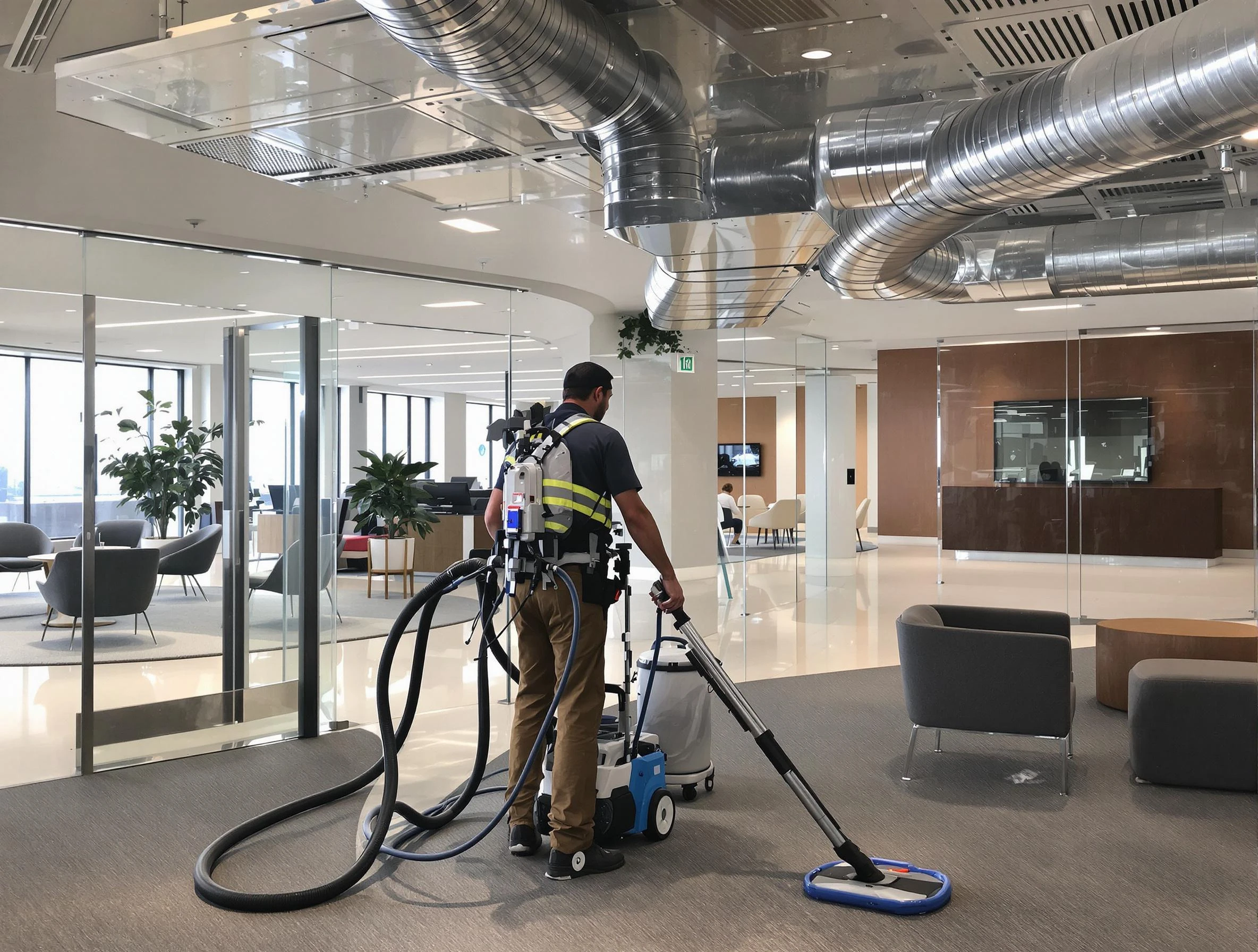 Commercial duct cleaning service by Penn Hills Air Duct Cleaning in Penn Hills